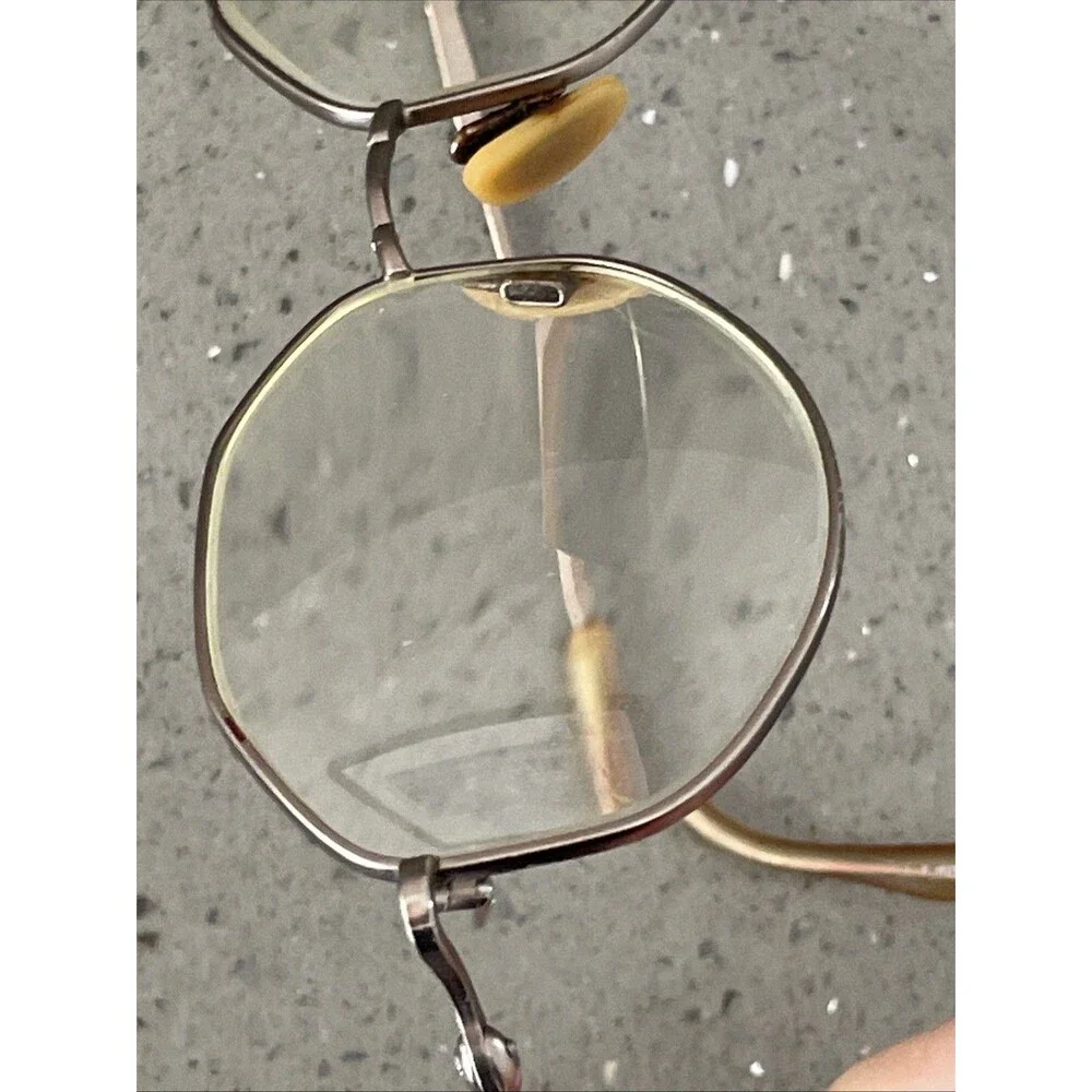 Yves Cogan Y112 ABR 52-19-135 Gold Eyeglasses Frames ONLY bronze full rim
